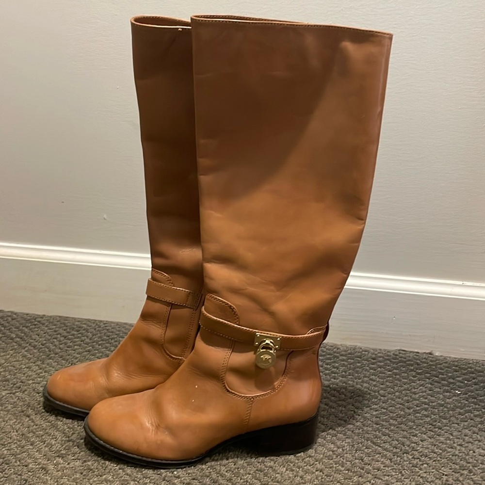 Light camel riding boots